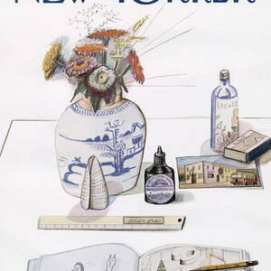 New Yorker September 20th, 1976 by Saul Steinberg