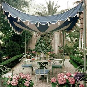 Outdoor Furniture On A Terrace by Tom Leonard