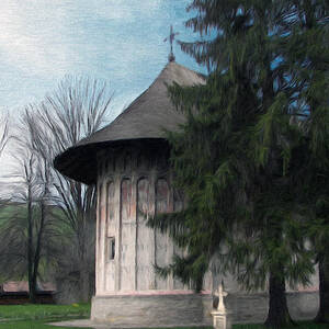 Painted Monastery by Jeffrey Kolker