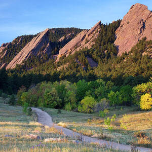 Path To Boulder Colorado Flatirons by Beklaus Path To Boulder Colorado Flatirons by Beklaus