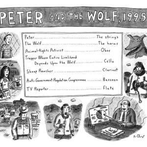 Peter And The Wolf by Roz Chast Peter And The Wolf by Roz Chast