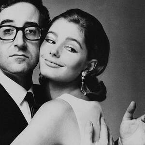 Peter Sellers Posing With A Model by Jereme Ducrot