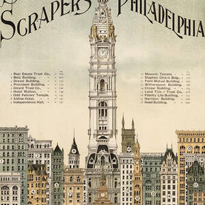 Philadelphia Skyscrapers by Georgia Clare