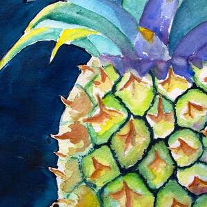 Pineapple #1 by Carlin Blahnik CarlinArtWatercolor Pineapple #1 by Carlin Blahnik CarlinArtWatercolor