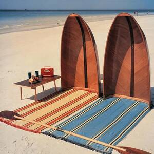 Pixie Collapsible Boat On The Beach by Lois and Joe Steinmetz