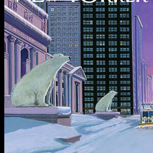 Polar Bears on Fifth Avenue by Bruce McCall