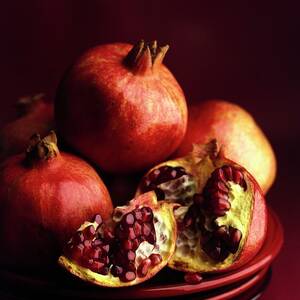 Pomegranates by Romulo Yanes