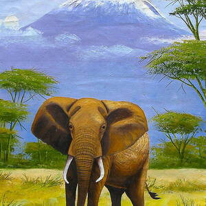 Protected Elephant by Shikaro