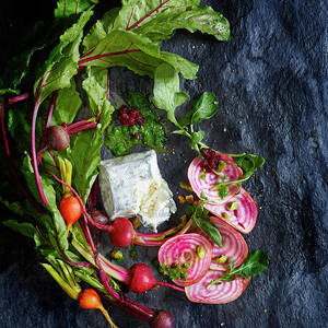 Raw Beeet Salad Ingredients by Annabelle Breakey