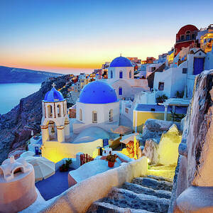 Romantic Travel Destination Oia by Mbbirdy Romantic Travel Destination Oia by Mbbirdy