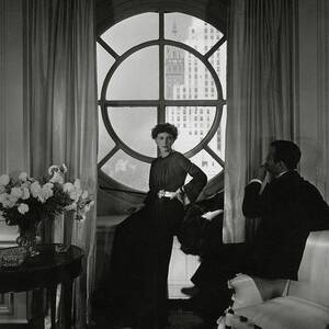 Rose Hobart Standing By A Window by Edward Steichen