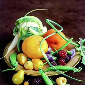 Seasonal Fruit And Vegetables by Romulo Yanes