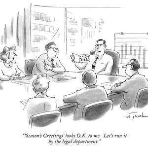 'season's Greetings' Looks O.k. To Me. Let's Run by Mike Twohy 'season's Greetings' Looks O.k. To Me. Let's Run by Mike Twohy