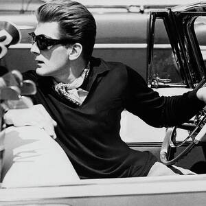 Steve Holland In A Chrysler New Yorker by Paul Himmel