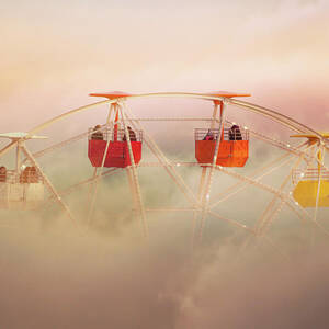Surreal Picture Of Colorful Ferris by Artur Debat