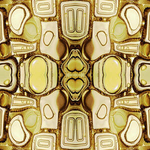 Surreal Plastic Pattern by Silvia Otte