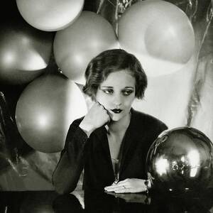 Tallulah Bankhead Surrounded By Balloons by Cecil Beaton