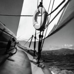 The Gunwale Of A Sailboat by George Platt Lynes