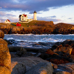 The Nubble Lighthouse, York, Maine by Steven Ralser The Nubble Lighthouse, York, Maine by Steven Ralser