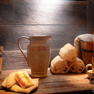 The Old Bathroom by Olivier Le Queinec