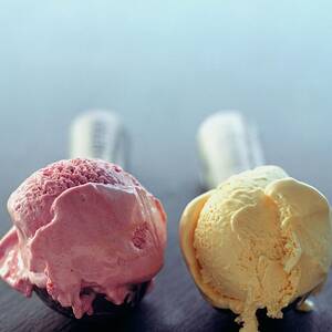 Two Scoops Of Ice Cream by Romulo Yanes