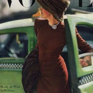 Vogue Cover Featuring A Woman Getting by Constantin Joffe