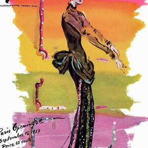 Vogue Cover Illustration by Christian Berard