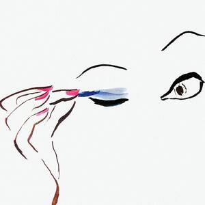 Vogue Cover Illustration Of A Woman Putting by Carl Oscar August Erickson Vogue Cover Illustration Of A Woman Putting by Carl Oscar August Erickson