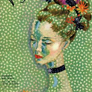 Vogue Magazine Cover Featuring A Woman by Cecil Beaton