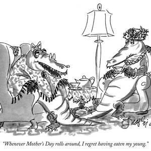 Whenever Mother's Day Rolls by Edward Frascino