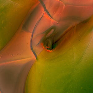 Wild Eyes - Organic Abstract Glass Macro Photography by Omaste Witkowski