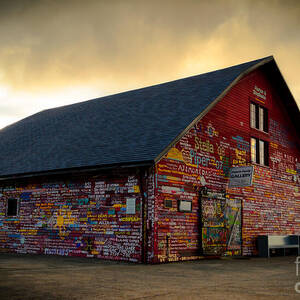 Anderson Barn At Dusk by Duluth To Door County Photography Anderson Barn At Dusk by Duluth To Door County Photography