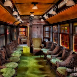 Luxury Vintage Trolley by Susan Candelario