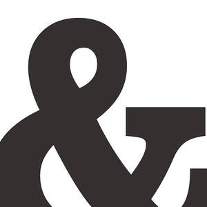 Ampersand - And Symbol 3 - Minimalist Print by Studio Grafiikka