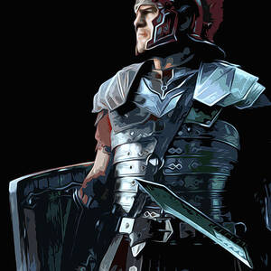 Ancient Roman Centurion by AM FineArtPrints Ancient Roman Centurion by AM FineArtPrints