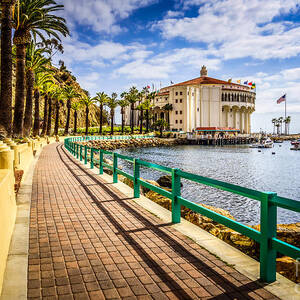 Avalon Casino on Catalina Island by Paul Velgos