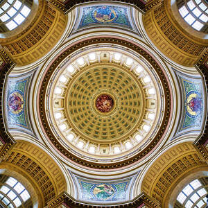 Capitol - Dome 2- Madison - Wisconsin by Steven Ralser Capitol - Dome 2- Madison - Wisconsin by Steven Ralser