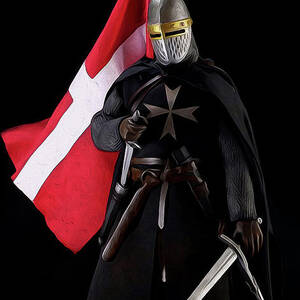 Crusader Warrior - 03 by AM FineArtPrints