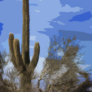 Giant Saguaro by Kelley King