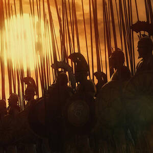 Golden Phalanx - 01 by AM FineArtPrints Golden Phalanx - 01 by AM FineArtPrints
