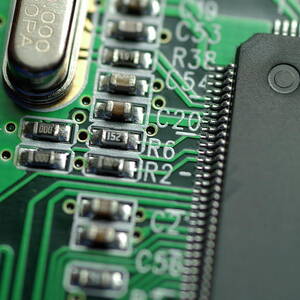 Integrated circuit on a computer USB board by Sami Sarkis Photography Integrated circuit on a computer USB board by Sami Sarkis Photography