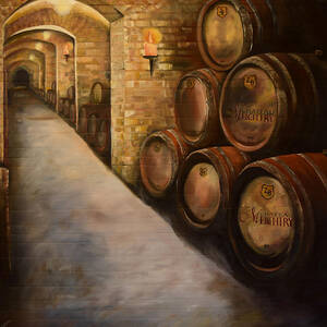 Lights in the Wine Cellar - Chateau Meichtry Vineyard by Jan Dappen Lights in the Wine Cellar - Chateau Meichtry Vineyard by Jan Dappen