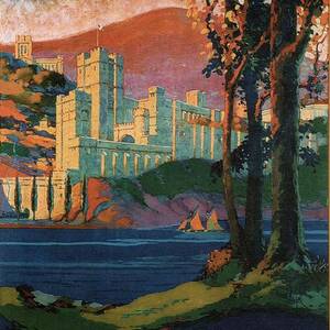 New York Central Lines - West Point - Retro travel Poster - Vintage Poster by Studio Grafiikka