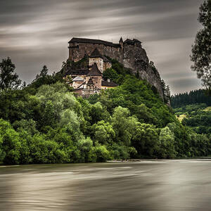Orava Castle in Slovakia after storm by Miroslav Liska