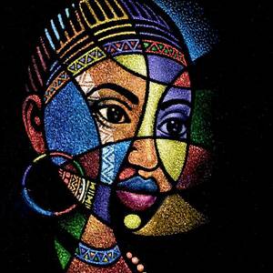 Rainbow Portrait by Obi