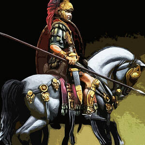 Roman Legionary Knight - 03 by AM FineArtPrints