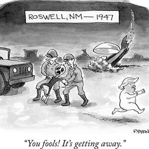 Roswell NM 1947 by Pat Byrnes