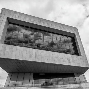 Sky Reflection in the Museum by Georgia Clare