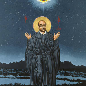 St. Ignatius in Prayer Beneath the Stars 137 by William Hart McNichols