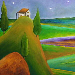 Starry Summer Night by Angeles M Pomata Starry Summer Night by Angeles M Pomata